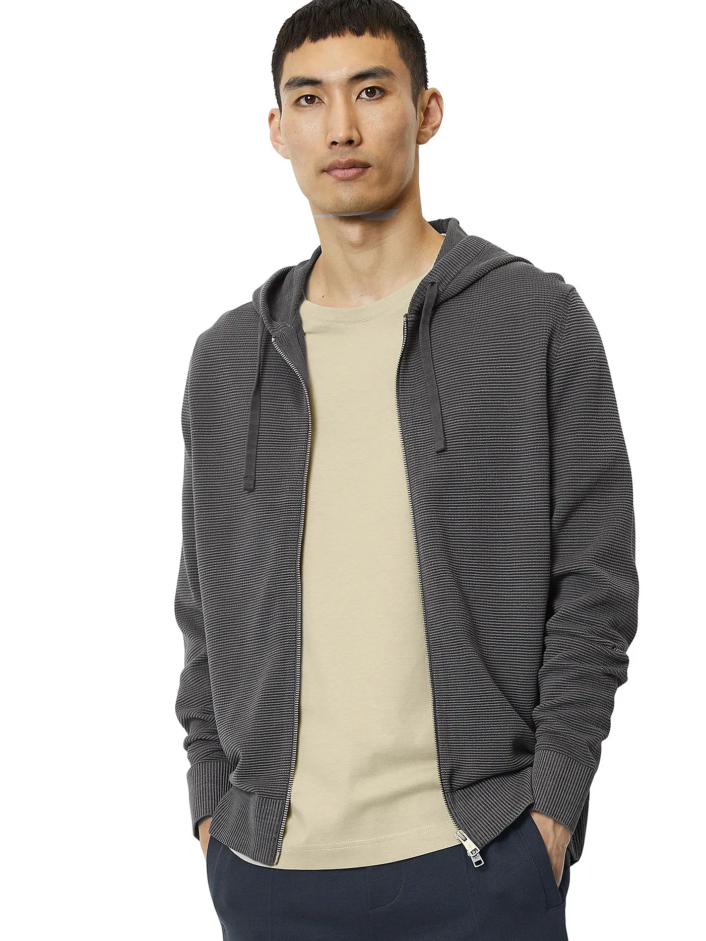 MARC O'POLO | Strickjacke | grau